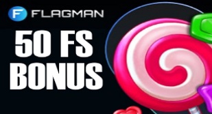 Flagman бездепозитный бонус 50 Fs